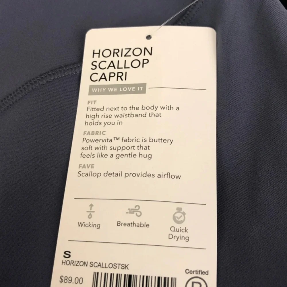 Horizon scallop Capri leggings - Picture 9 of 9